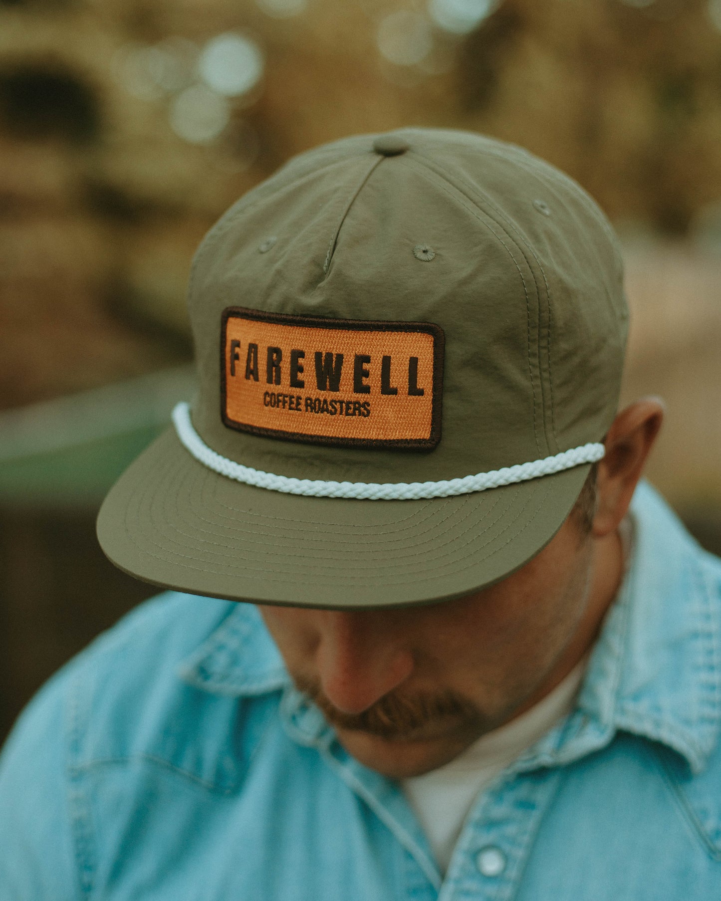 FAREWELL OLIVE ROPE HAT