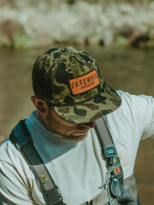 FAREWELL CAMO PATCH HAT - DARK