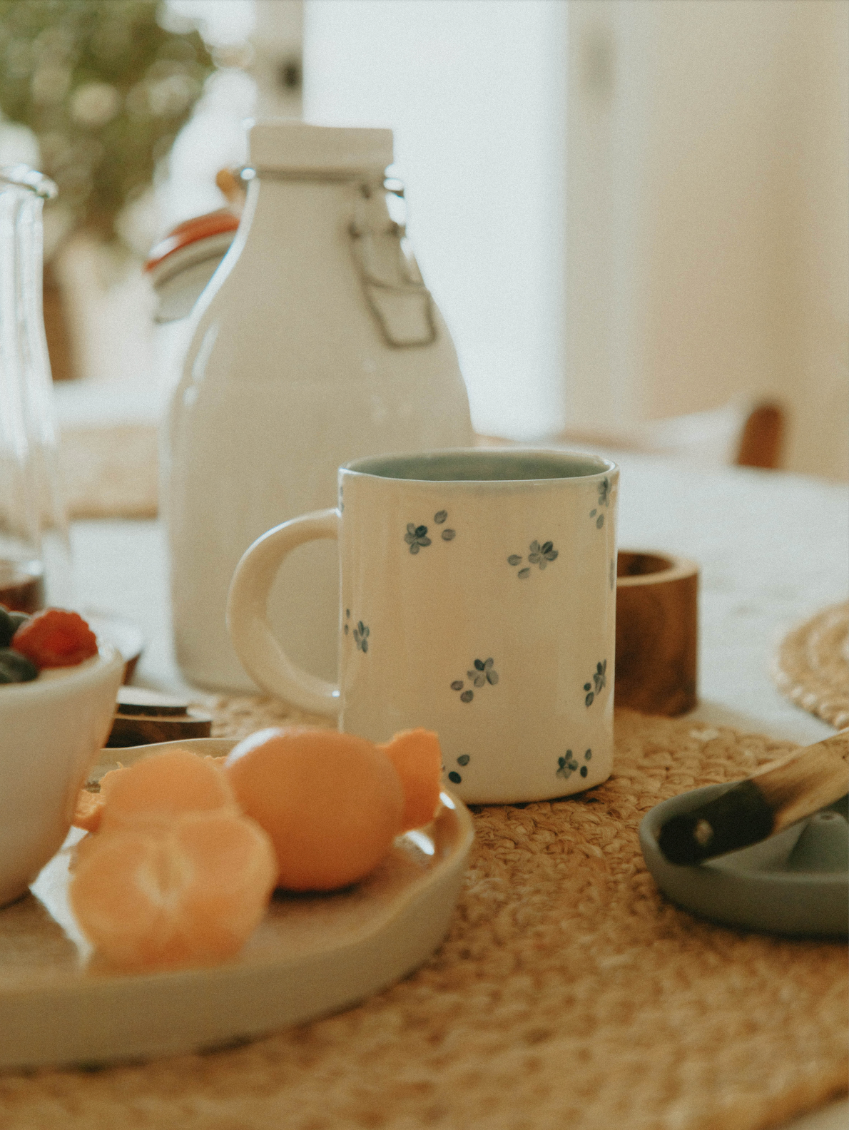 BLUE FORGET ME NOT MUG